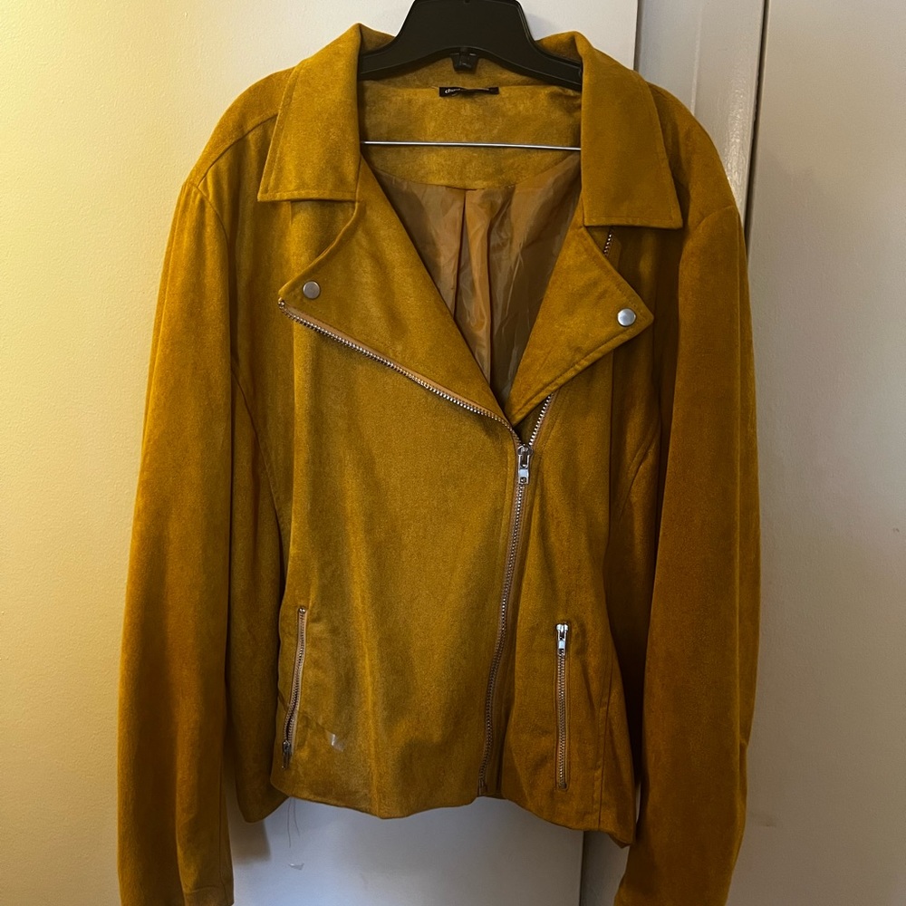 Faux Suede Jacket by Charlotte Russe